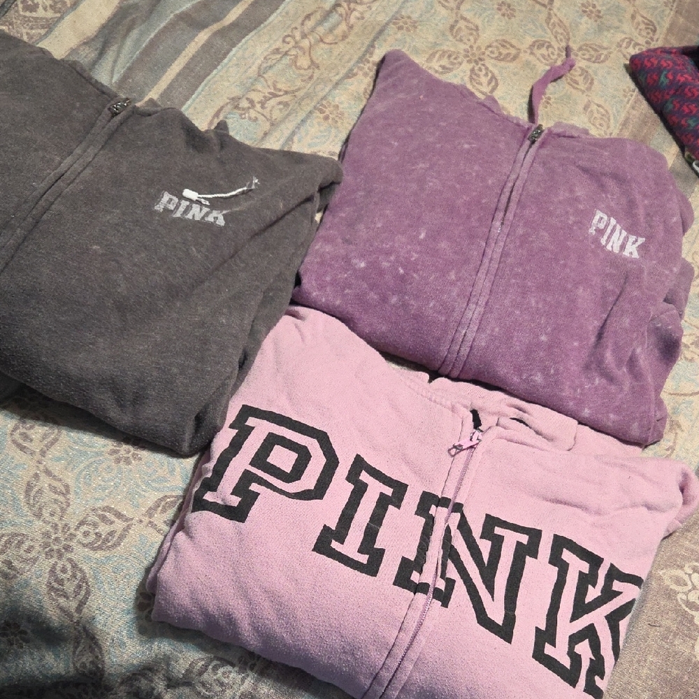 PINK Victoria's Secret Charcoal Hoodie